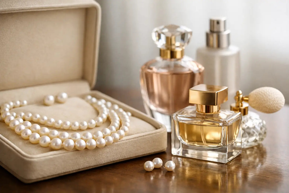 Perlschmuck vor Parfum schützen und bewahren