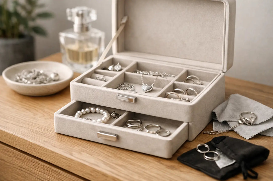 Silberschmuck richtig aufbewahren zuhause