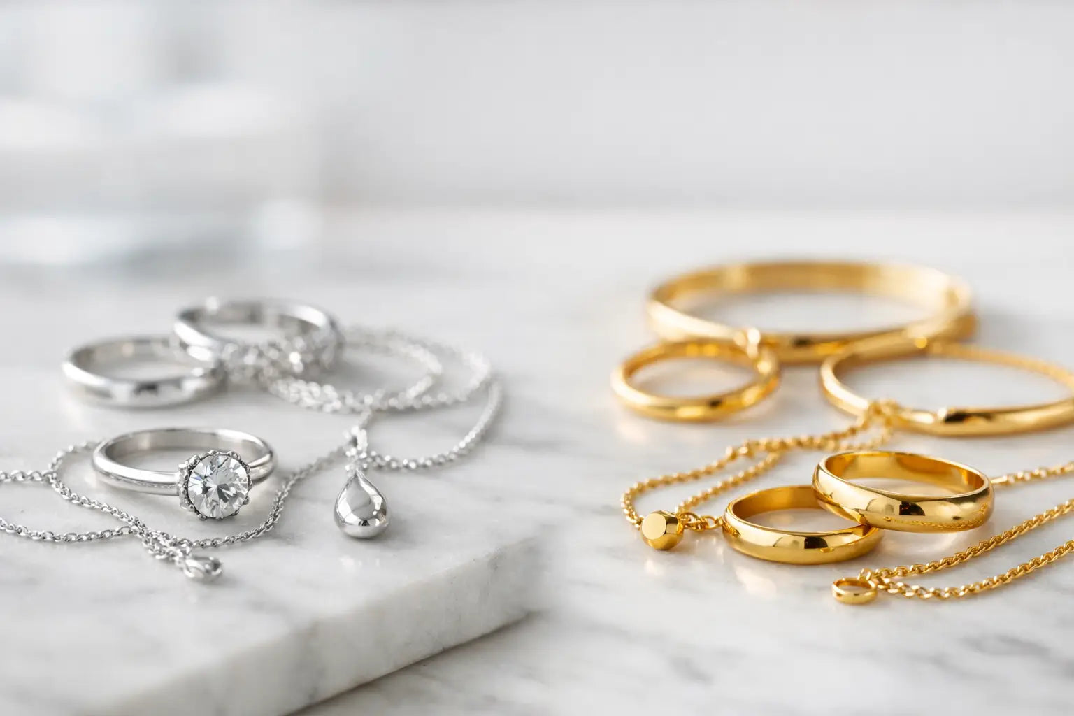 Silberschmuck oder vergoldet wählen?