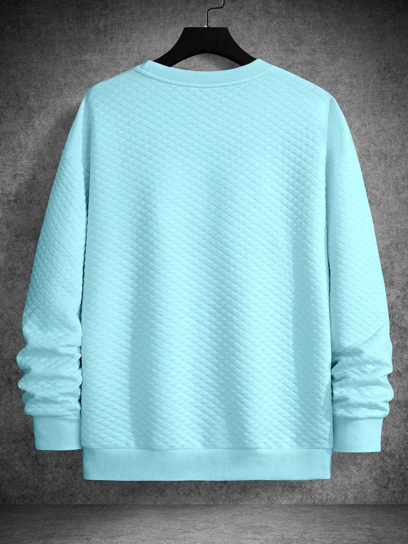 Sweatshirt mit rundem Ausschnitt Unifarben