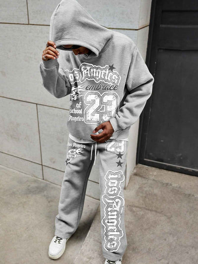 Casual Daily Sweatshirt und Jogginghose Set