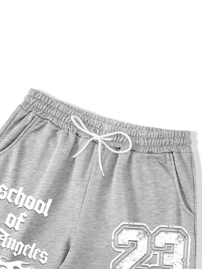 Casual Daily Sweatshirt und Jogginghose Set