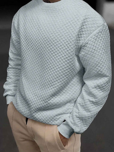 Sweatshirt mit rundem Ausschnitt Unifarben