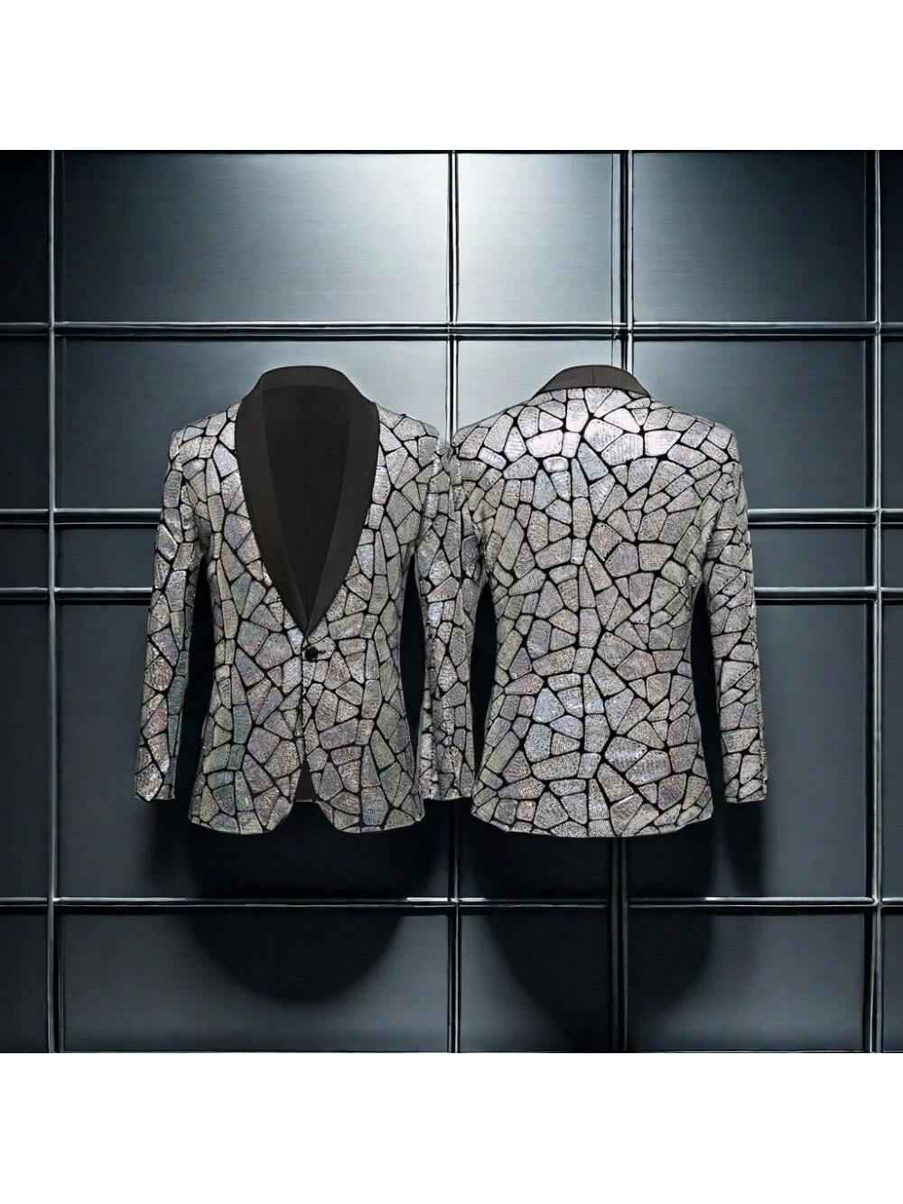 Paillettenblazer für Herren