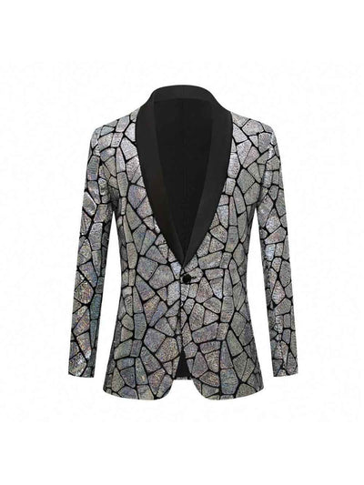 Paillettenblazer für Herren
