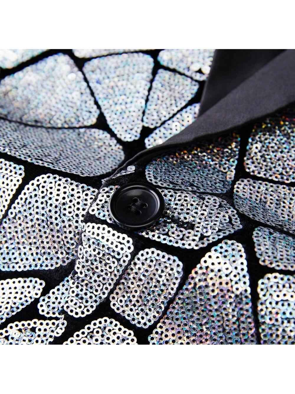 Paillettenblazer für Herren