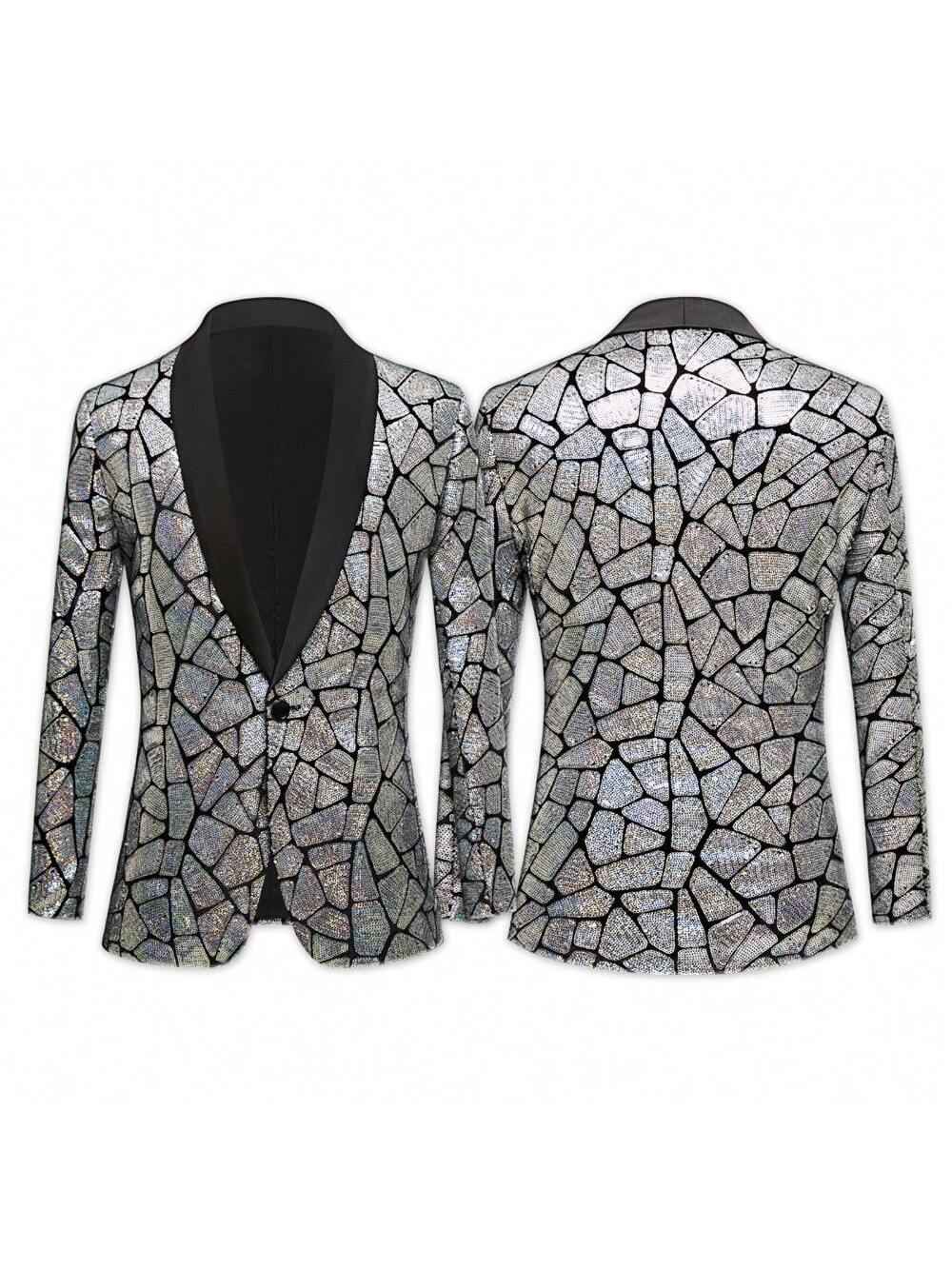 Paillettenblazer für Herren
