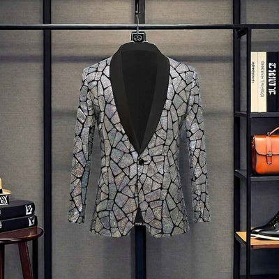 Paillettenblazer für Herren