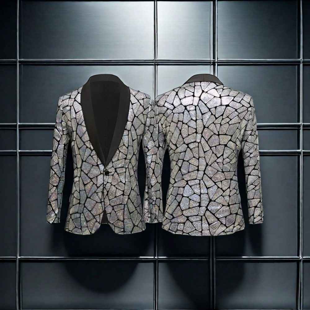 Paillettenblazer für Herren