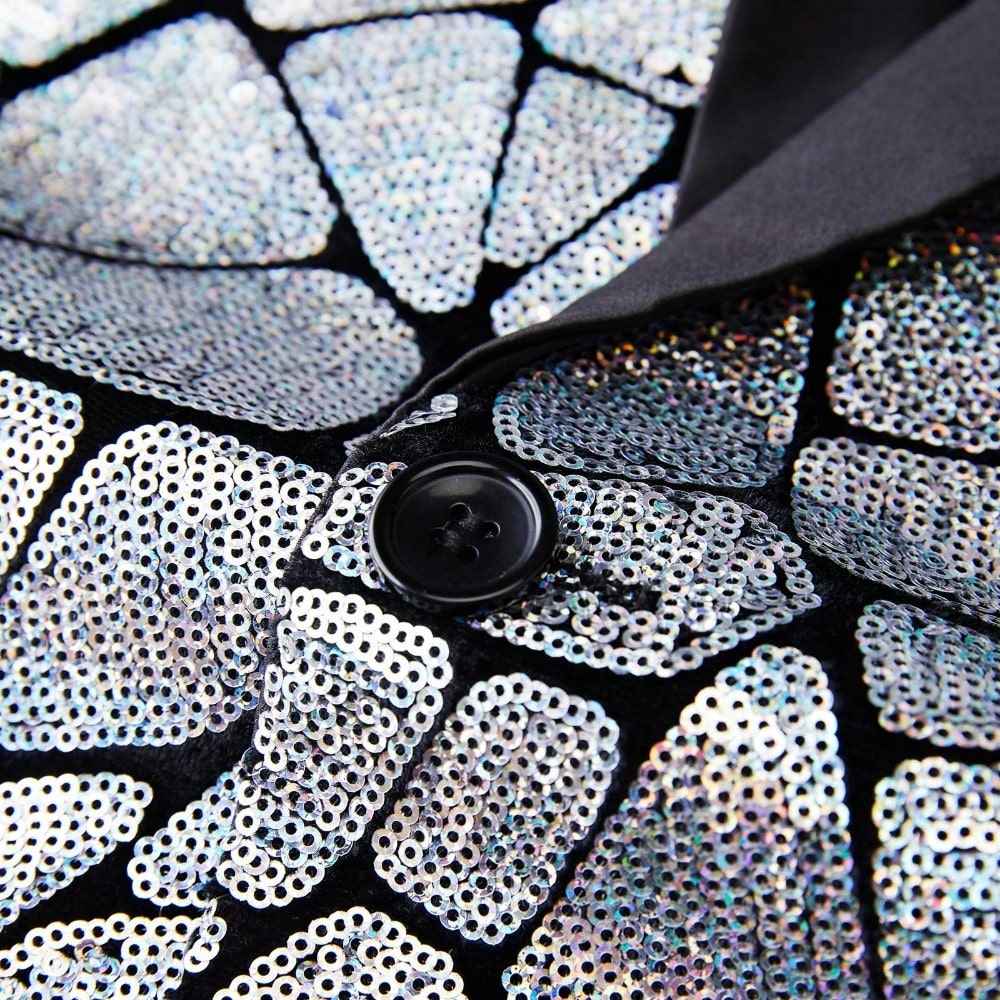 Paillettenblazer für Herren