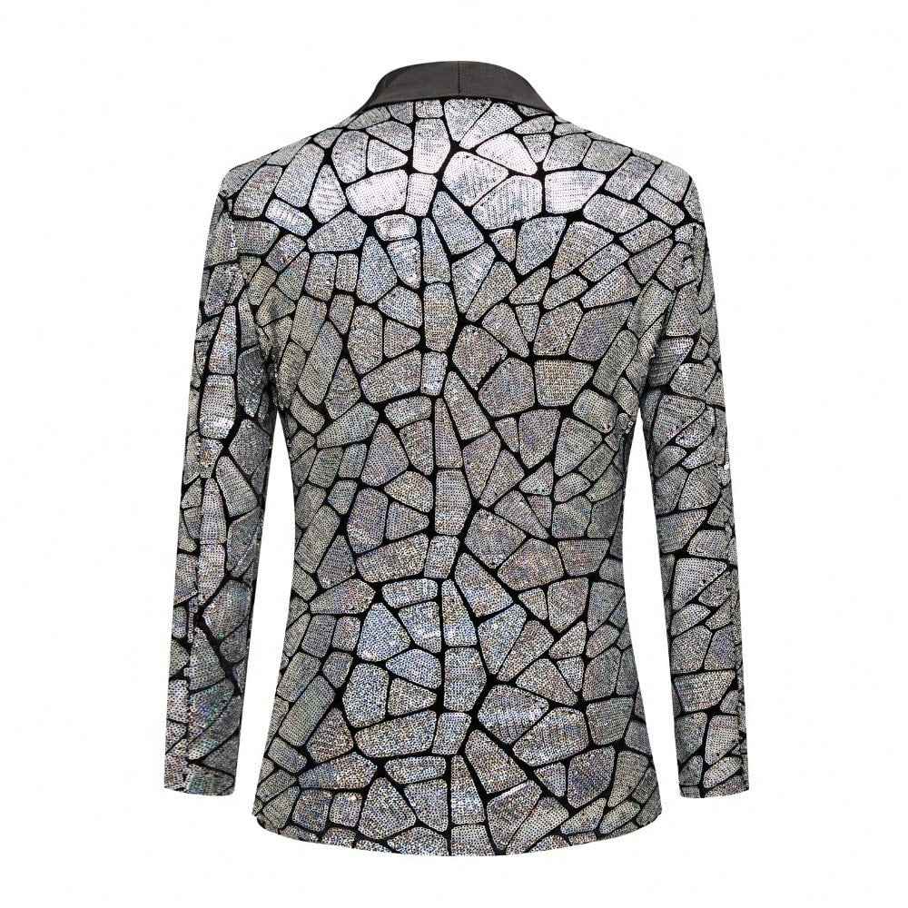Paillettenblazer für Herren