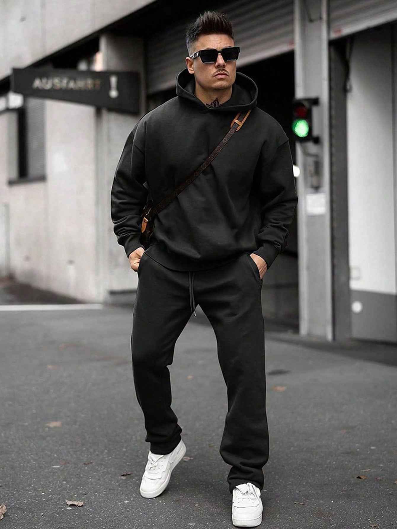 Lässiger American Classic Sweatsuit-Set