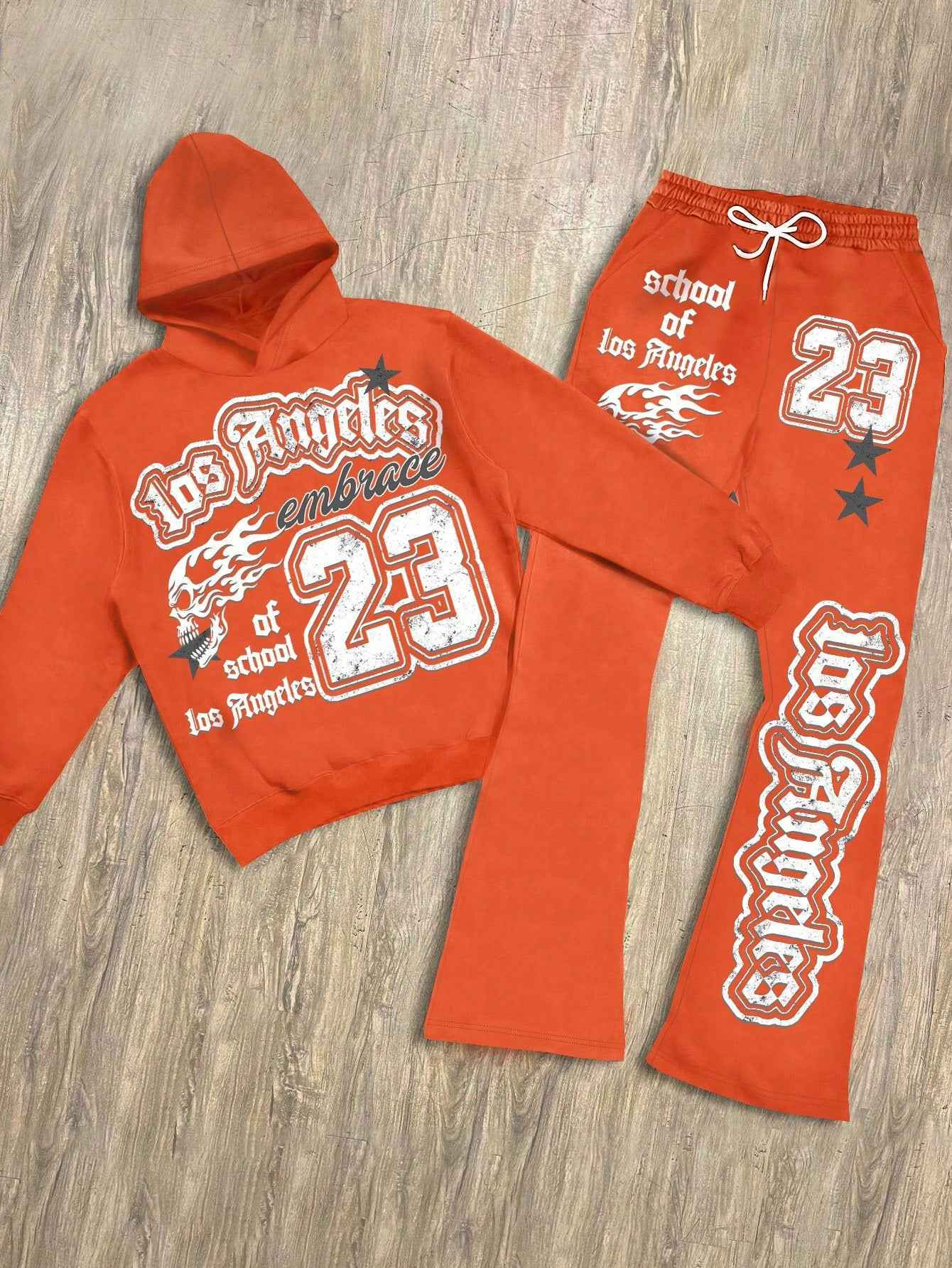 Casual Daily Sweatshirt und Jogginghose Set