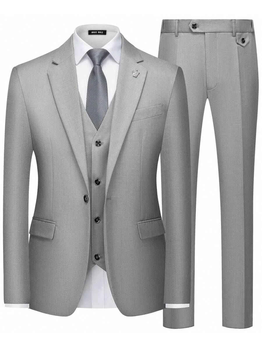 Herrenanzug Slim Fit 3-teilig