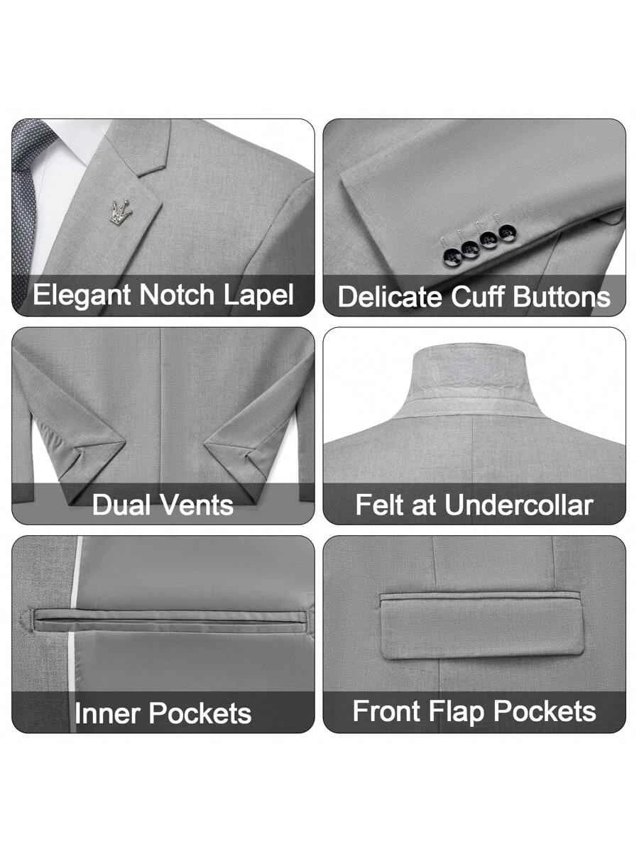 Herrenanzug Slim Fit 3-teilig