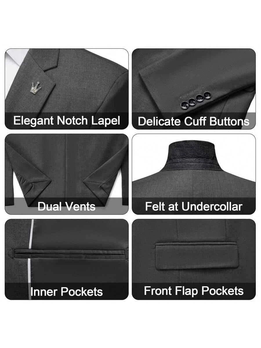 Herrenanzug Slim Fit 3-teilig