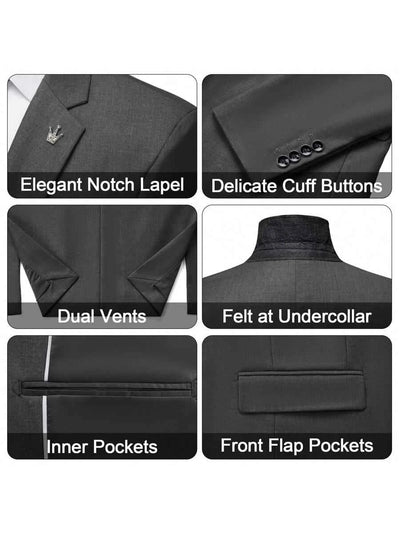 Herrenanzug Slim Fit 3-teilig