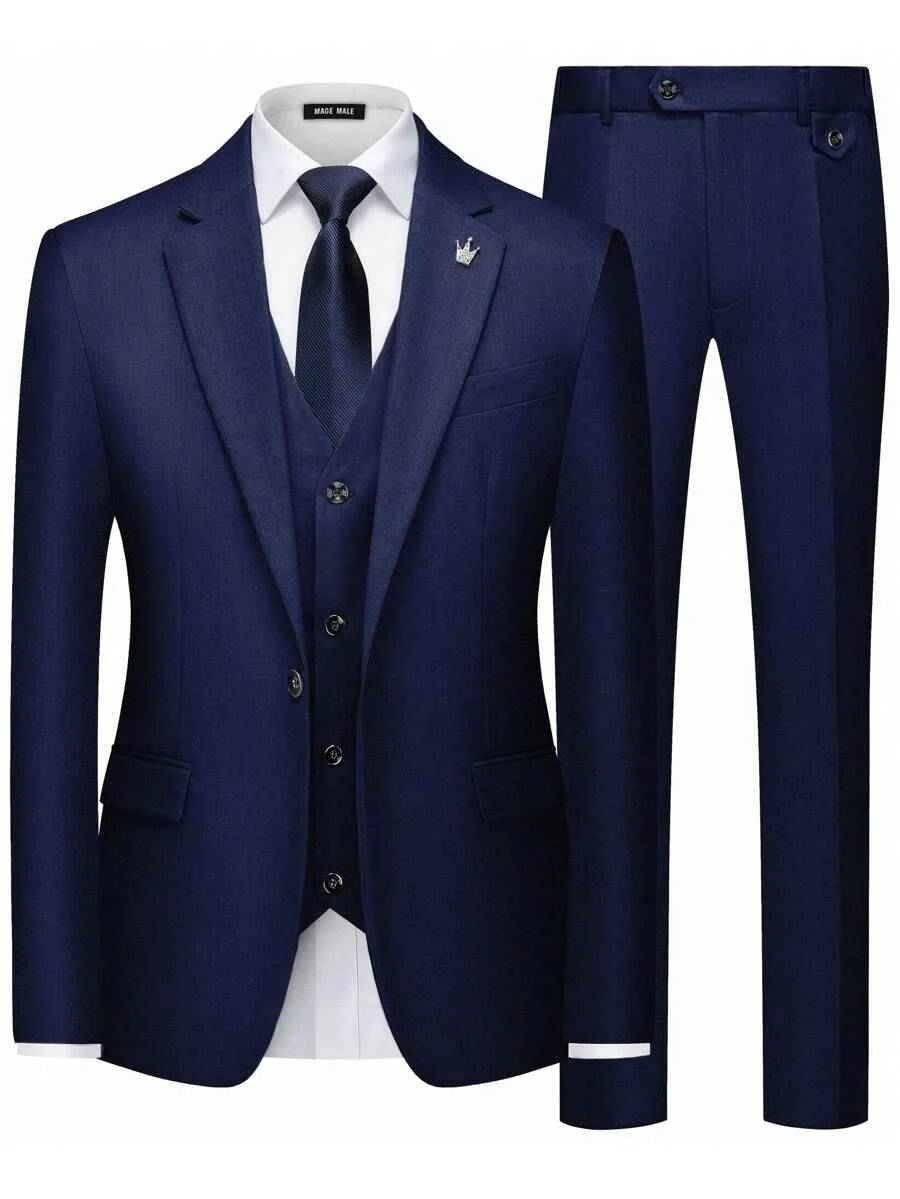 Herrenanzug Slim Fit 3-teilig