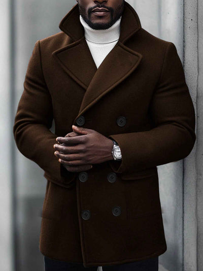 Herren-Langarmjacke mit Knopfleiste