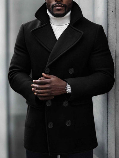 Herren-Langarmjacke mit Knopfleiste