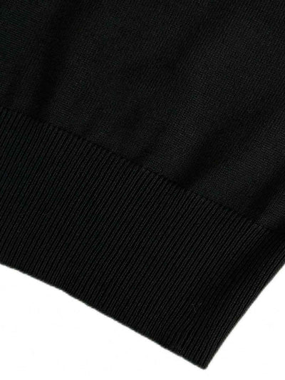 Men's Solid Color Long Sleeve Turtleneck Minimalist Sweater, Casual Everyday Wear