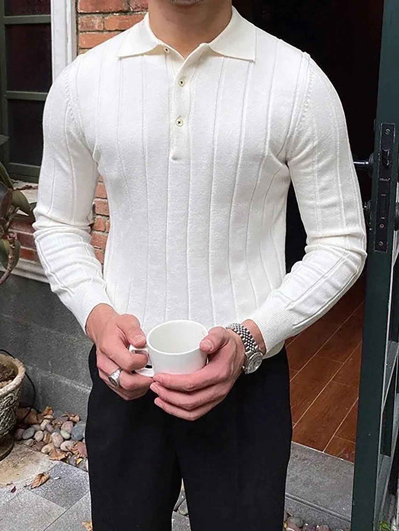 Herenmode Business Casual Polo Trui