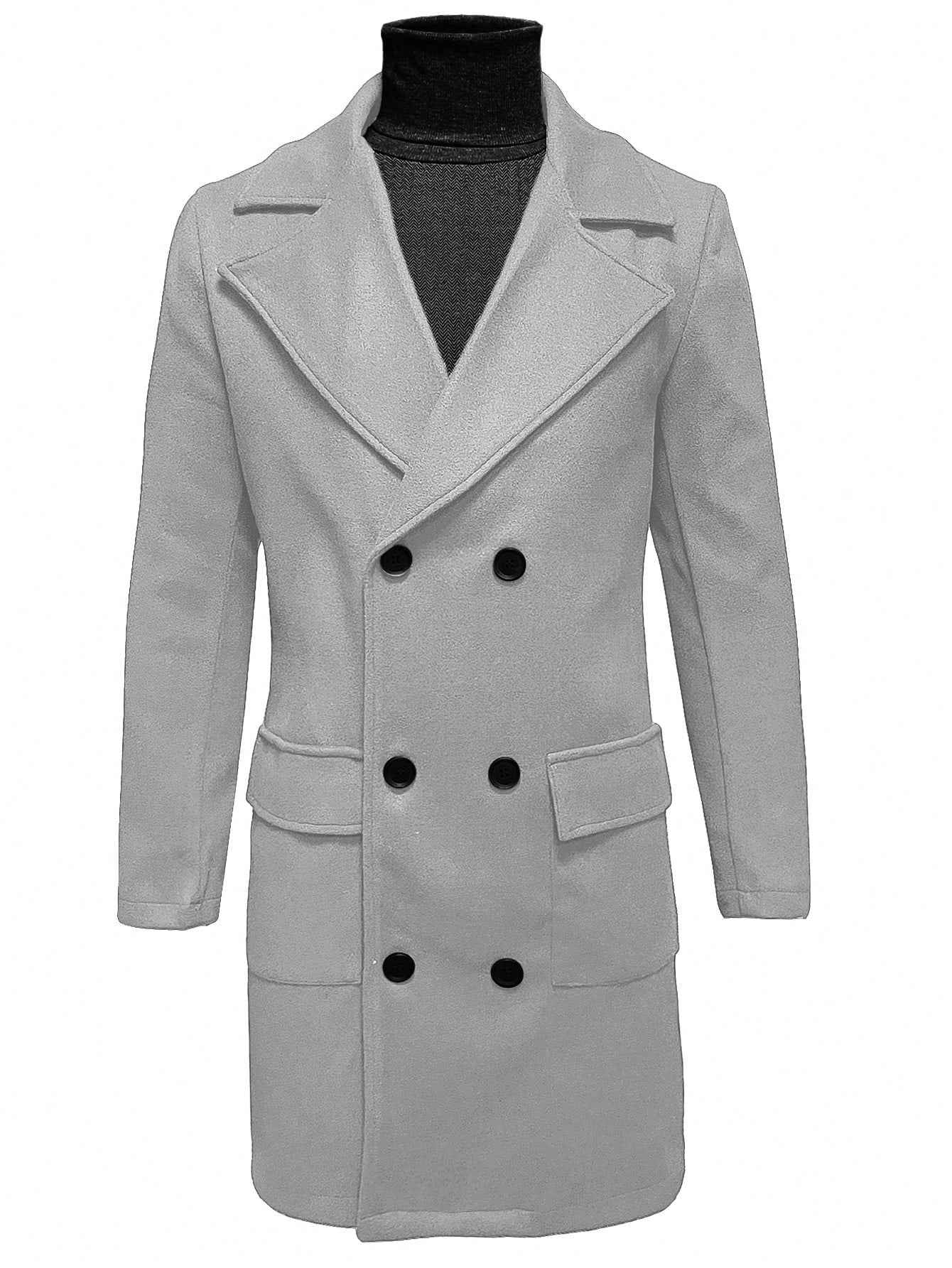 Herren-Langarmjacke mit Knopfleiste