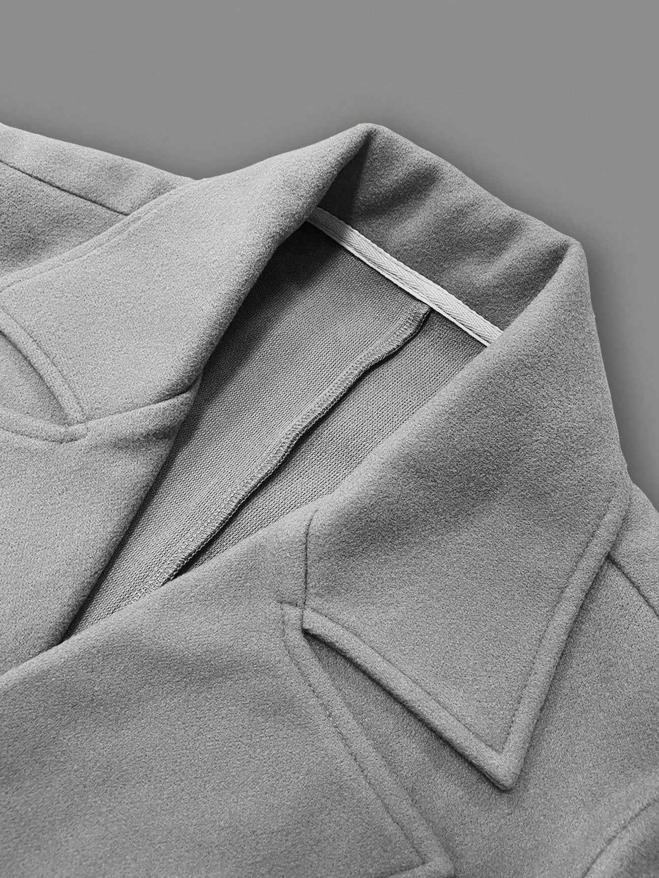 Herren-Langarmjacke mit Knopfleiste