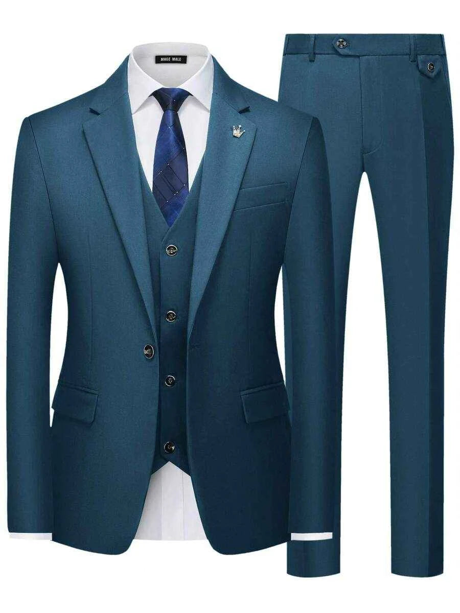 Herrenanzug Slim Fit 3-teilig