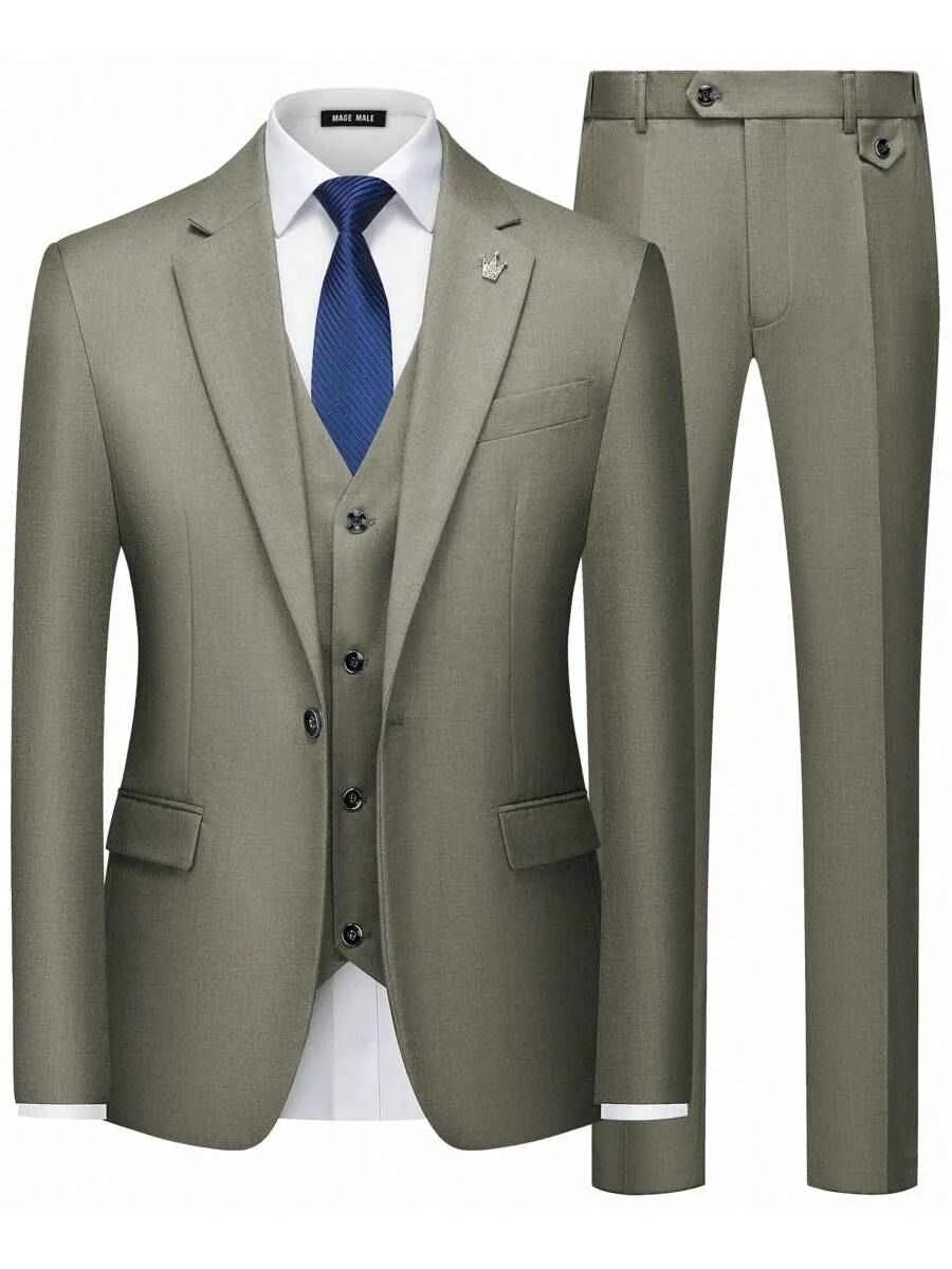 Herrenanzug Slim Fit 3-teilig