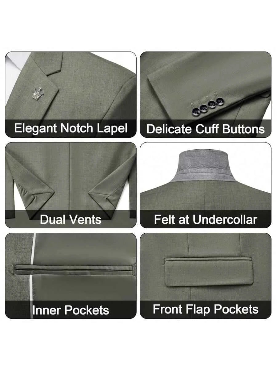 Herrenanzug Slim Fit 3-teilig