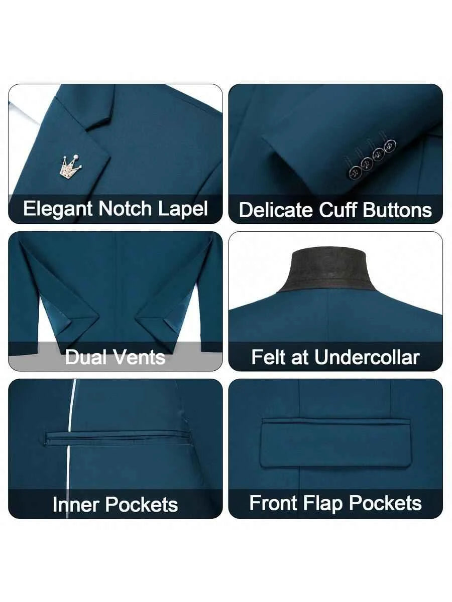 Herrenanzug Slim Fit 3-teilig