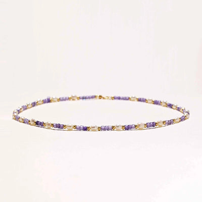 Amethyst Pearl Harmony Necklace