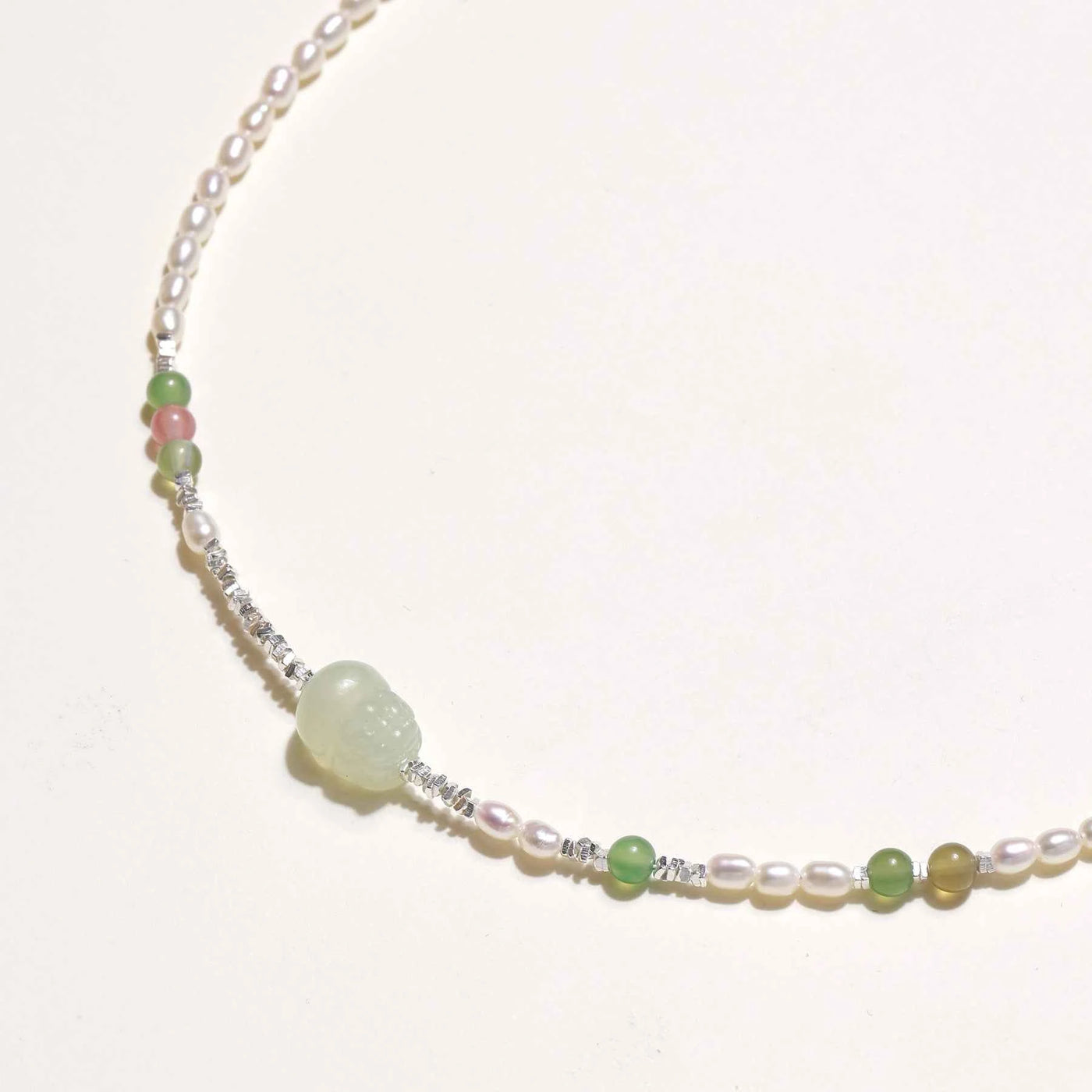 Jade Garden Pearl Necklace