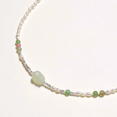 Jade Garden Pearl Necklace