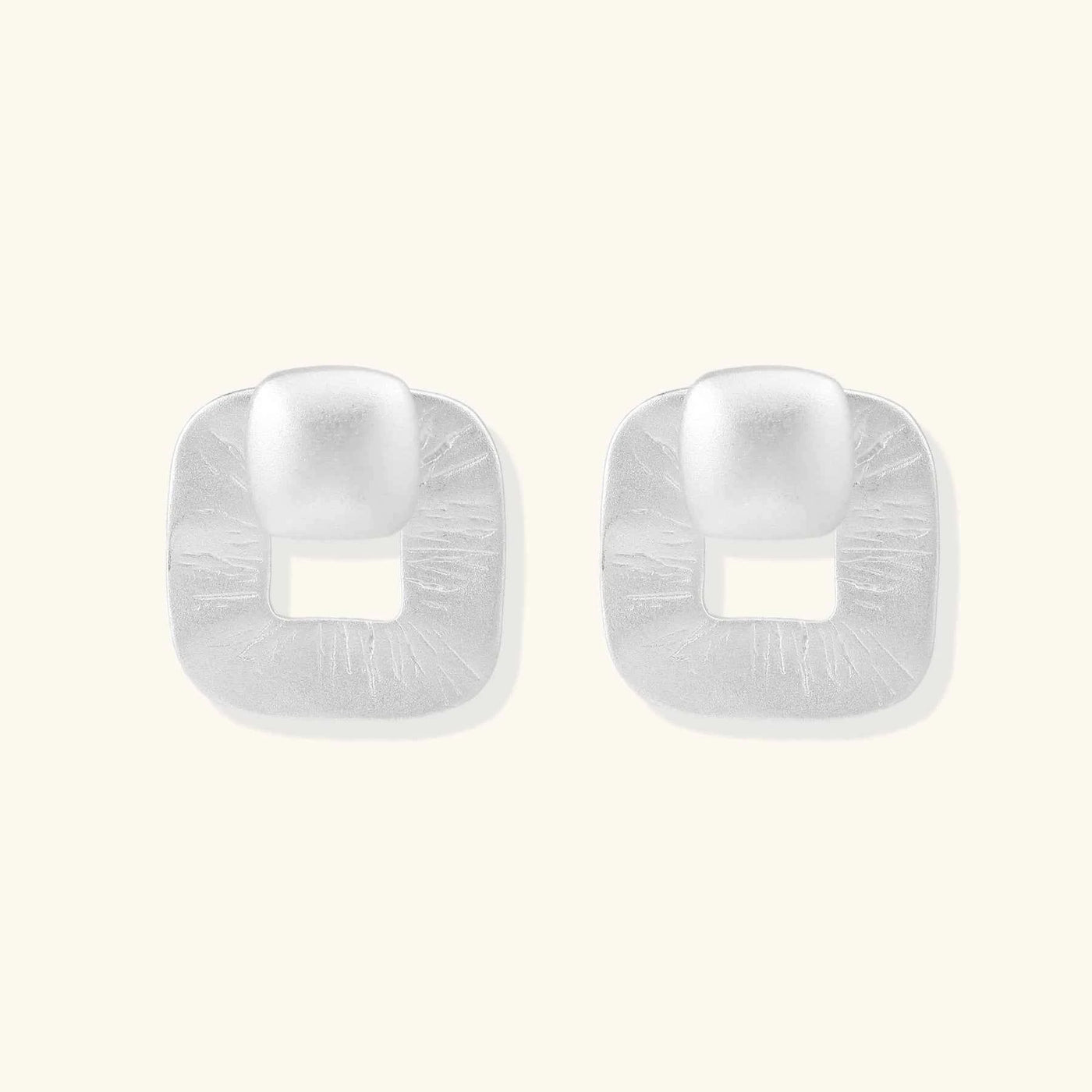 Textured Square Studs