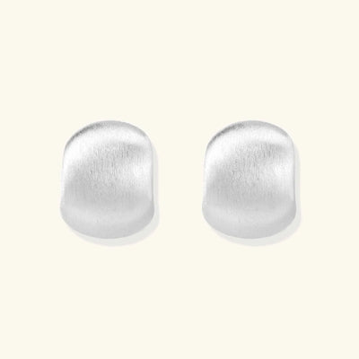 Brushed Silver Studs