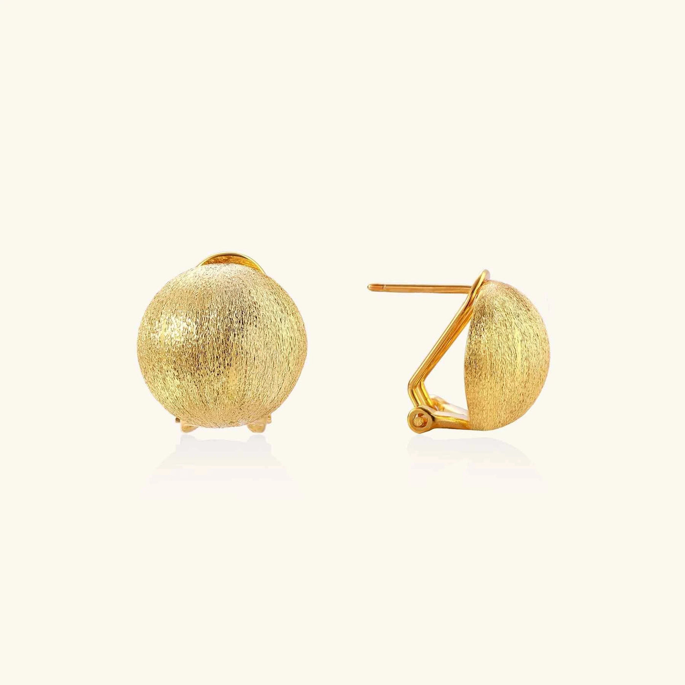 Brushed Gold Dome Clips