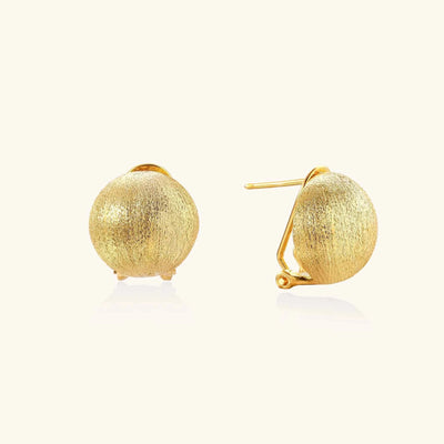 Brushed Gold Dome Clips