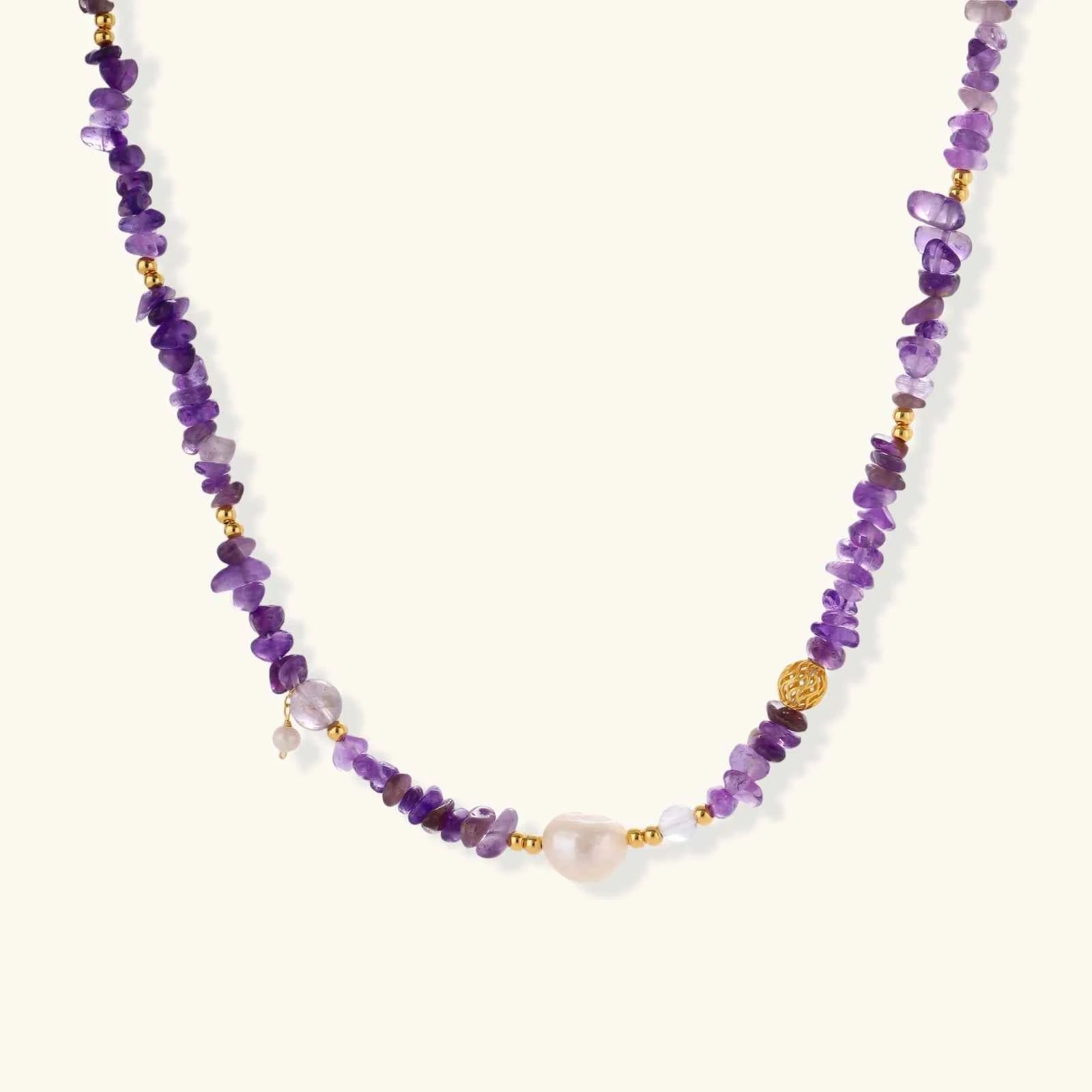 Mystische Amethyst-Halskette