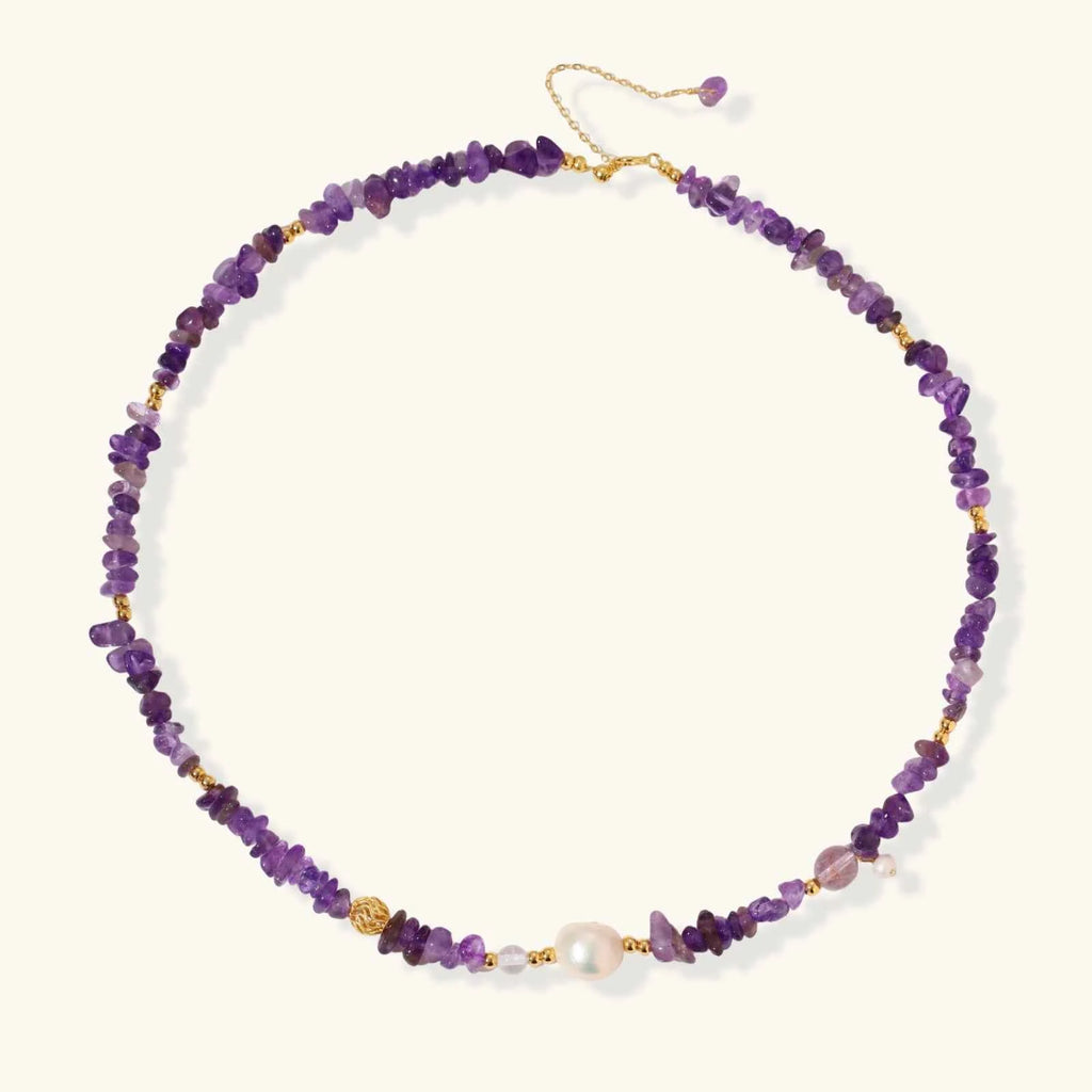 Mystische Amethyst-Halskette