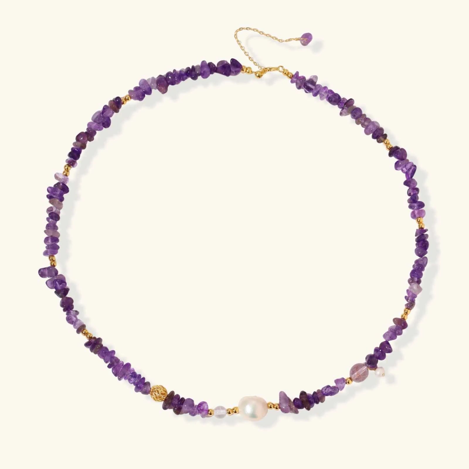 Mystische Amethyst-Halskette