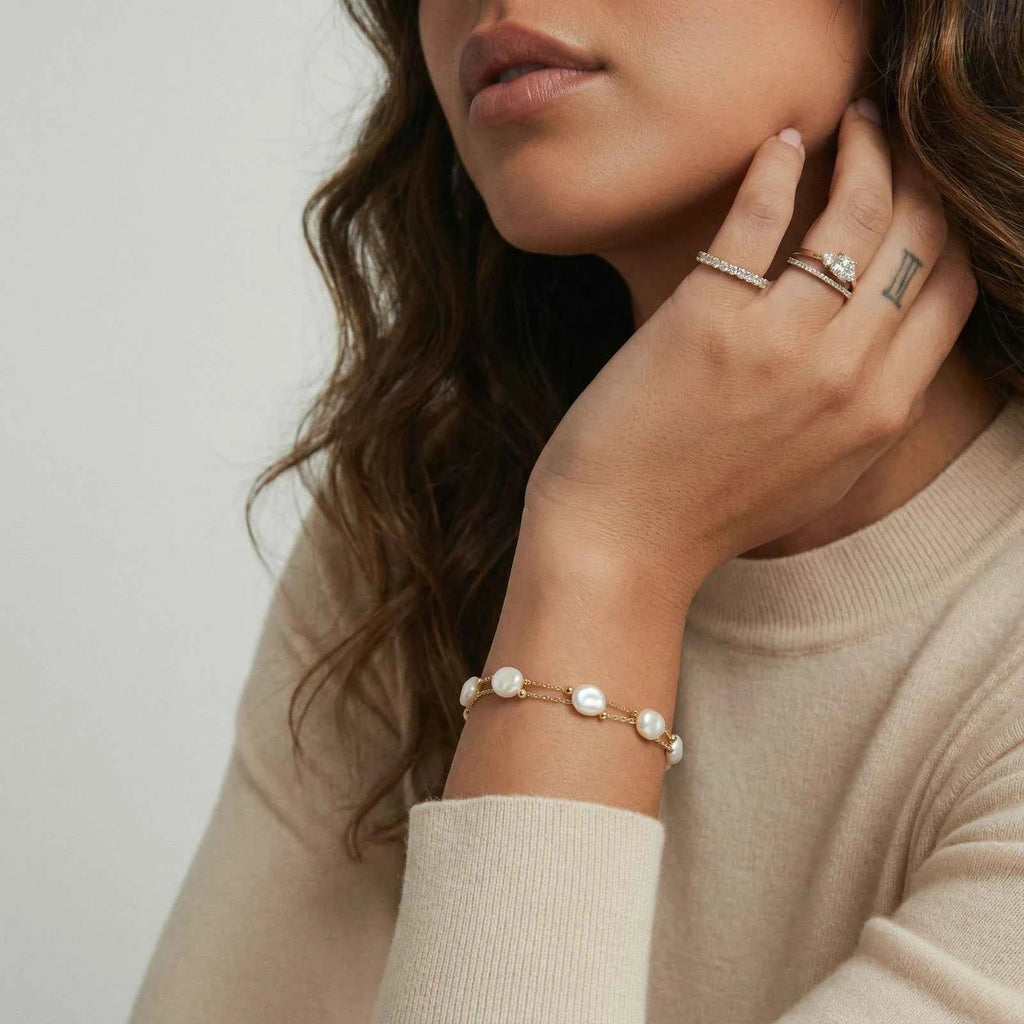 Armband aus barocken Perlen