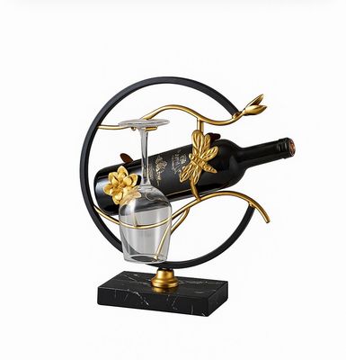 Eleganter Lotus Weinflaschenhalter
