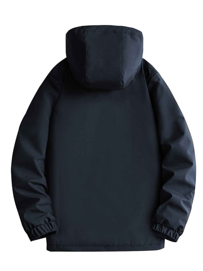 Herren Kapuzenmantel für Herbst und Winter